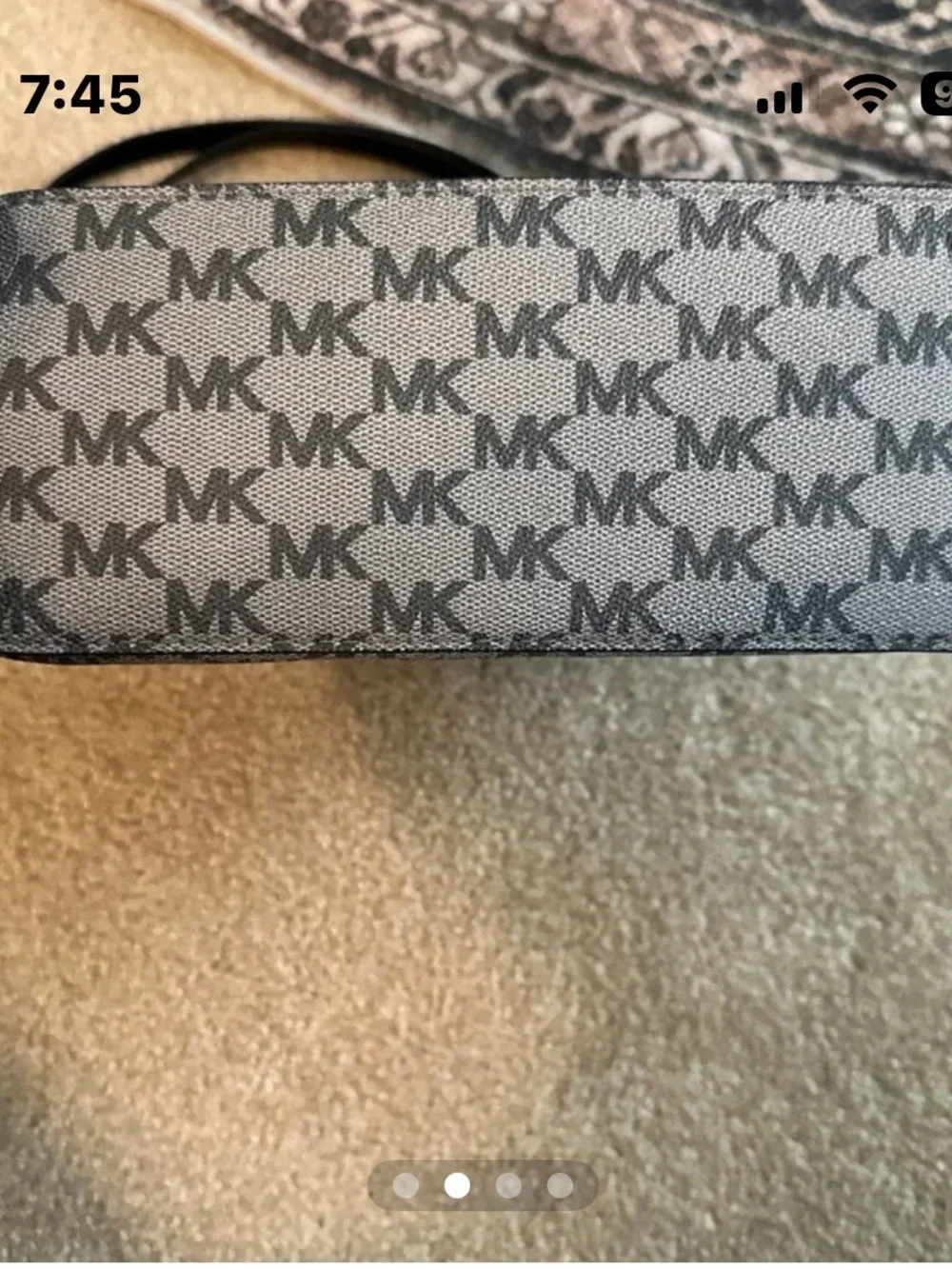 Michael Kors Black Interior Logo-Lined Crossbody